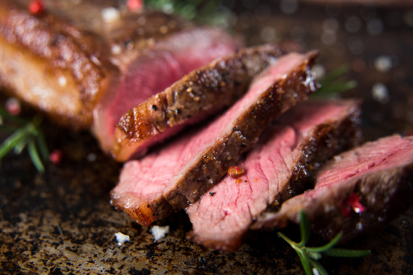 juiciest and delicious steak