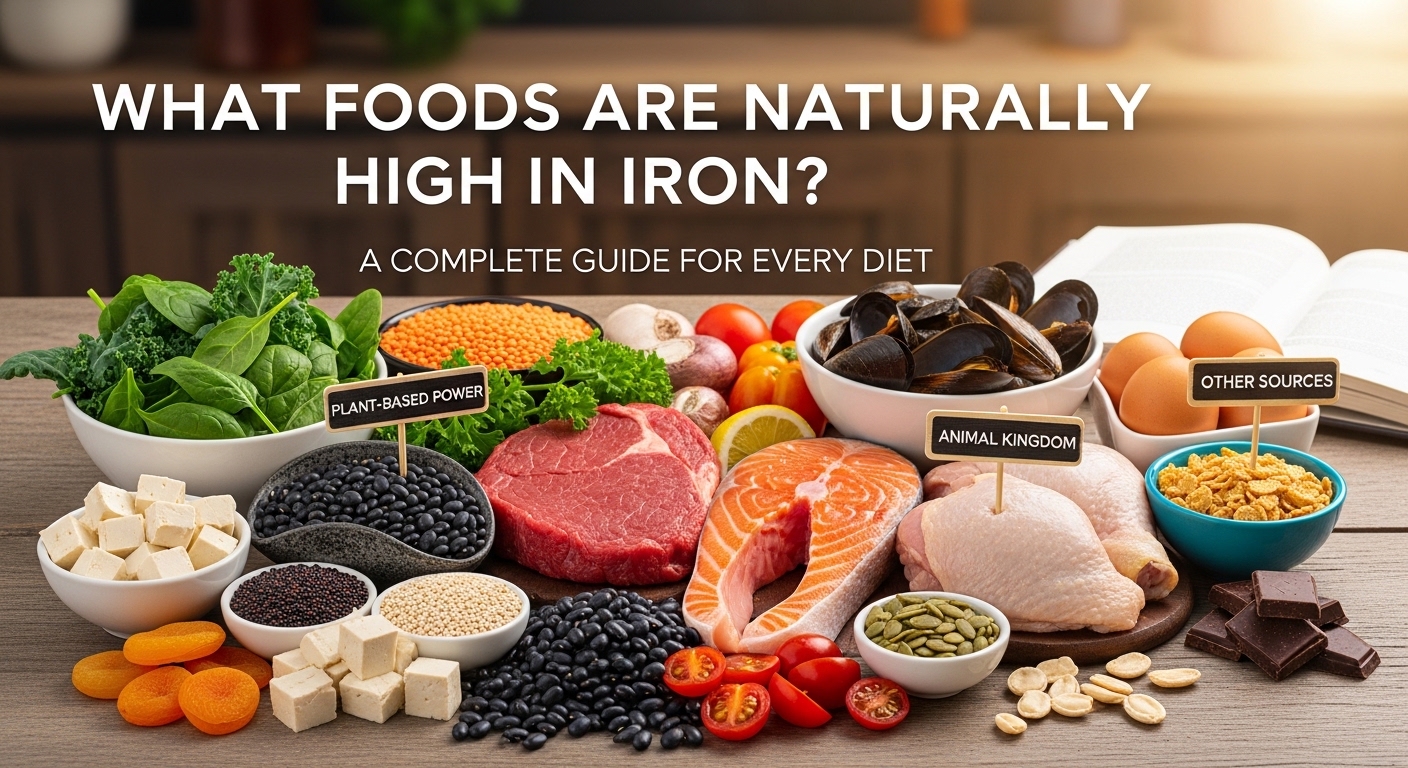 How can you maintain healthy iron levels through food